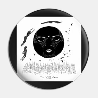 The Moon Tarot Pin