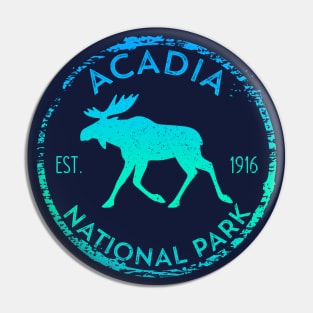 Acadia National Park NP Maine ME USA Moose Lovers Souvenir Pin