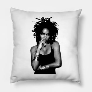 Lauryn Hill 80s 90s Vintage Pillow