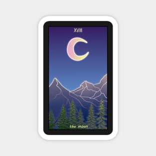 The Moon Tarot Card Magnet