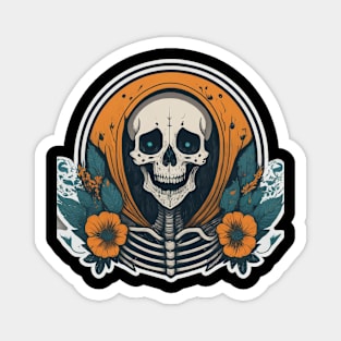 Skeleton Cartoons: High-Quality Sticker Vector T-Shirt Designs Magnet