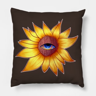 Sunflower Design Pillow