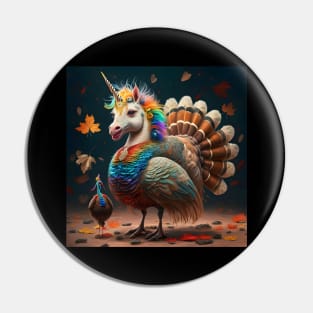 Unicorns Crashing Thanksgiving!!! Pin