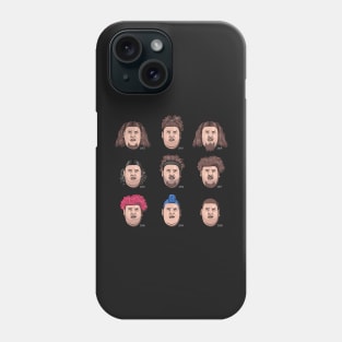 The 9 faces of Rainer Drachenlord Winkler Phone Case