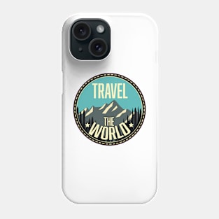 Travel The World logo Phone Case