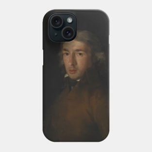 Portrait of Leandro Fernandez Moratin by Francisco Goya Phone Case