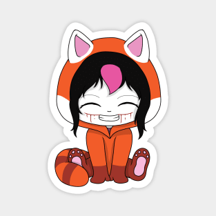 creepypasta red panda (nina the killer) Magnet