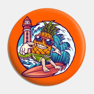 summer surfer Pin