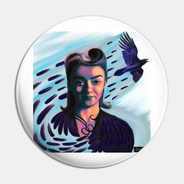 Face the Raven Pin by jephwho