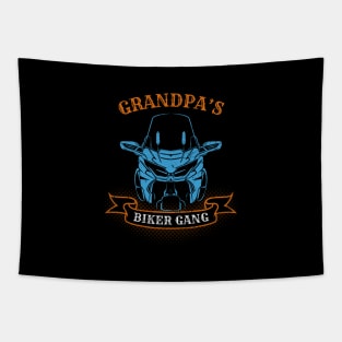 Grandpa's Biker Gang Father's Day Tapestry