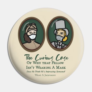 The Curious Case of the Missing Mask: Sherlock Holmes Covid-19 Pin