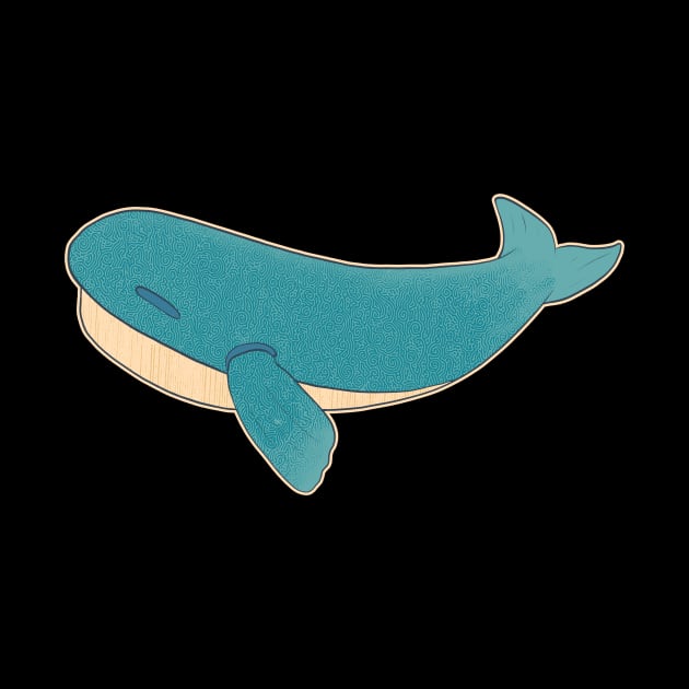 Whale Vintage Underwater Animal Sea Life by Foxxy Merch