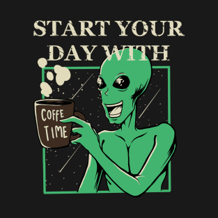 Alien coffe T-Shirt