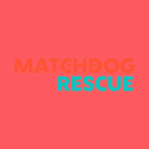 MDR logo orange and teal by matchdogrescue