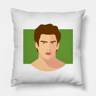 Portrait of a man Pillow