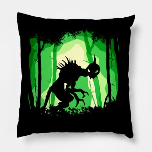 Chupacabra in The Woods Pillow