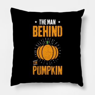 Funny Halloween Pregnancy The Man Behind The Pumpkin Pillow