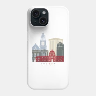 Tucson skyline poster Phone Case