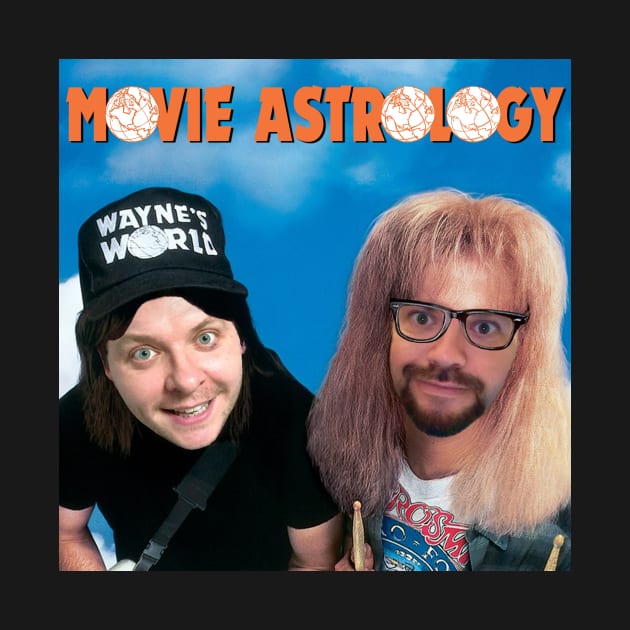 Movie Astrology - Wayne's World Inspired Logo by berkreviews