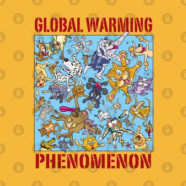 Global warming phenomenon by Kullatoons