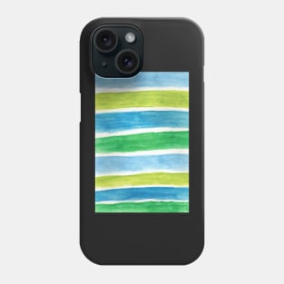 Watercolor: Sea Stripes Phone Case