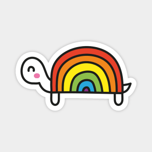 Rainbow turtle Magnet