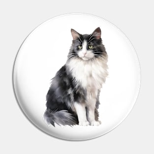 Cymric Cat Pin