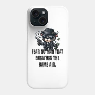 Gangster teddy bear Phone Case