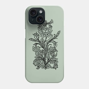 Alpine Bouquet (Black) Phone Case