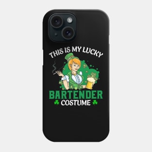 This is my lucky bartender costume Phone Case