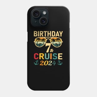 Cruise 7Th 2024 Squad Family Vacation Summer Phone Case