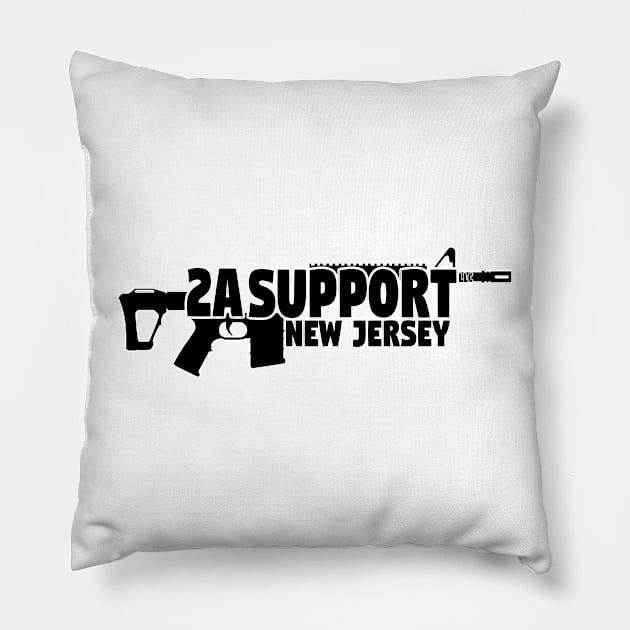 2A Support New Jersey Pillow by Girona