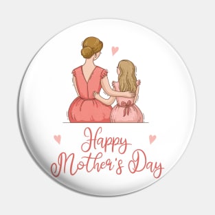 Happy Mothers Day | Mothers Day | Cheer Mom Pin