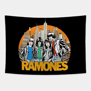 Ramones city scape Tapestry