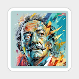 salvador dali fan art Magnet