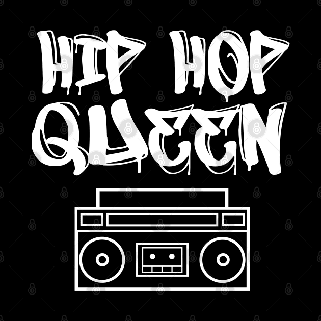 Hip Hop Queen Boom Box by blackartmattersshop