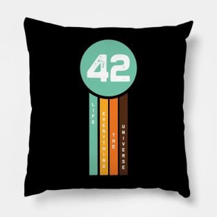 42.The hitchhikers // guide to the galaxy Pillow