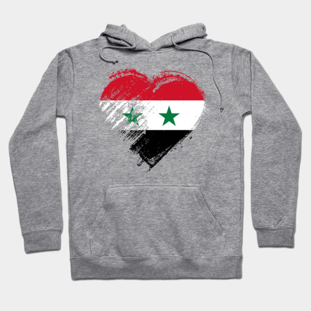 Syria Flag Map Kids Hoodie
