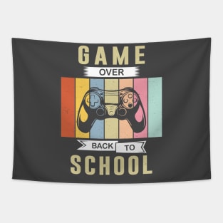 Game Over Back To School Tapestry