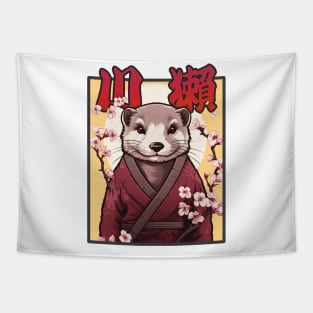 Oh-So-Polite Otter Ronin Tapestry