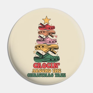 Crocin' Around The Christmas Tree Pin