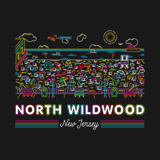 North Wildwood New Jersey Beach T-Shirt