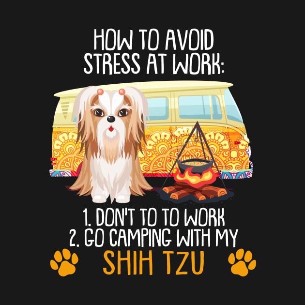 Camping With Shih Tzu To Avoid Stress by MarrinerAlex