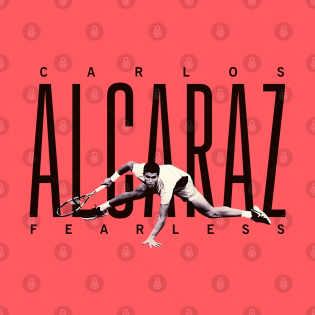 Carlos Alcaraz fearless by dhaniboi