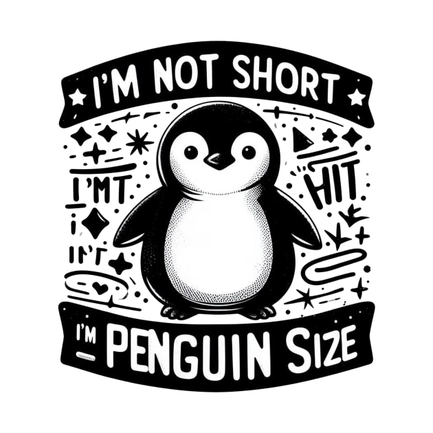 I'm Not Short I'm Penguin Size by Dalindokadaoua