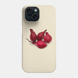 Shallot cartoon illustration Phone Case