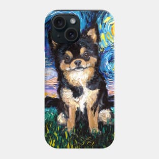 Black and Tan Chihuahua Night Phone Case