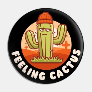 Feeling cactus (on dark colors) Pin