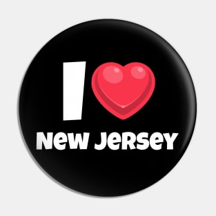 I love New Jersey Pin