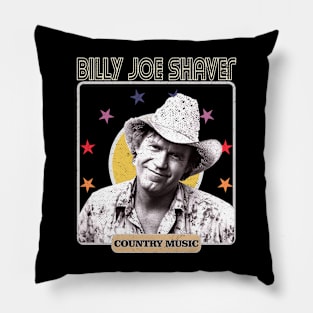 Billy Joe Shaver #8 Pillow